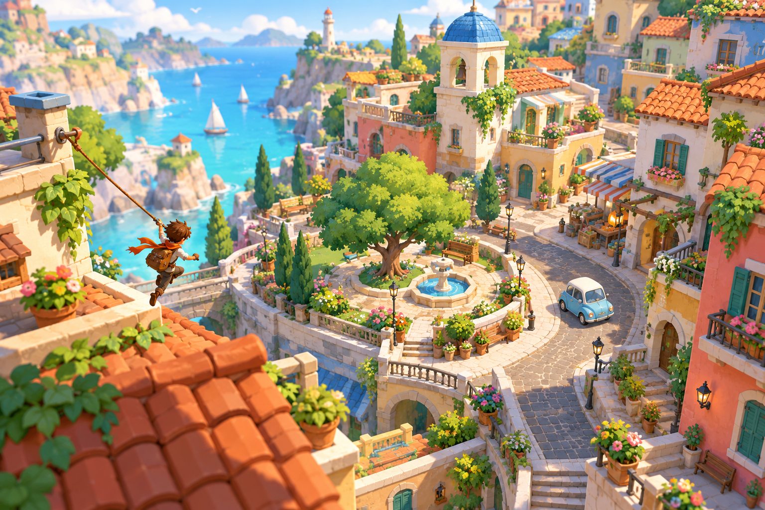 Illustrative cover art for Hero Town