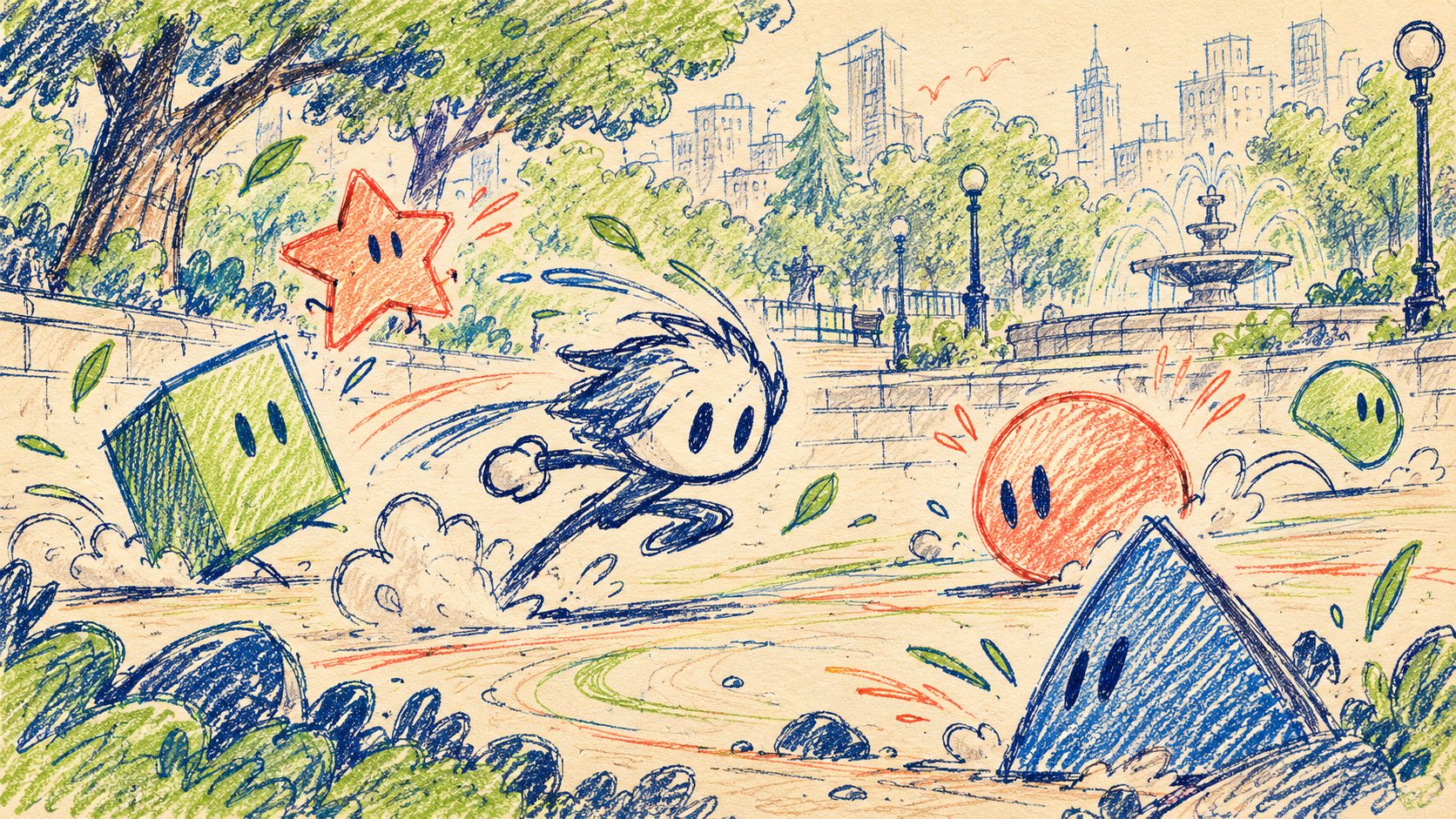 Illustrative cover art for Sketch Fighters